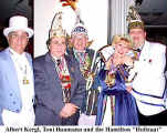 Albert Kergl, Toni Baumann and the Hamilton "Hofstaat" (at the Danube Swabian Club)