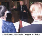 Alfred Kunz directs the Concordia Choirs