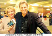 Jonathan D. Krane, Producer, with Sybille (John Travolta in Toronto)