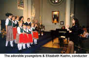 The adorable youngster & Elizabeth Kuehn, conductor (Mixed Choir Edelweiss)