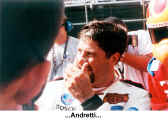 Andretti's first moments of victory... [2] (Molson Indy)