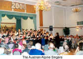 The Austrian Alpine Singers at another sold-out performance