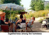 Togetherness among the homeless (Tent City)