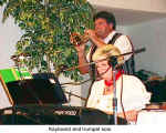 Keyboard and trumpet solo (Duo Wappler at the Danube Swabian Club)