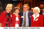 Sybille, Mrs. & Mr. Wayne Wettlaufer, Elisabeth Meier (German Pioneers Day, Kitchener)