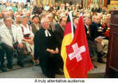 A truly attentive audience (German Pioneers Day, Kitchener)