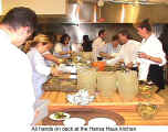 All hands on deck in the Hansa Haus kitchen (Hansa Haus)