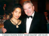 Friedhelm Krumme, Echo's "Simple Gourmet", with his wife Marina (Treue Husaren Toronto)