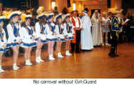 No carnival without girl-guard (Treue Husaren Toronto)