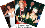 The many faces of "Eve" at Mardi Gras (Treue Husaren Toronto)