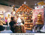 Lots of interest at the Cheese Boutique (Toronto Wine & Cheese Show)