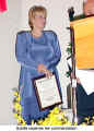 Sybille receives her commendation