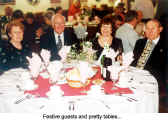 Festive guests and pretty tables (43 years German Canadian Club Hansa)