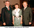 Lorenz Maierhofer with Poldi and Willi Platzer (Male choir from Kirchdorf, Germany)