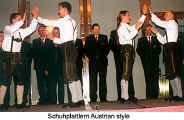 Schuhplattlern Austrian style (Male choir from Kirchdorf, Germany)