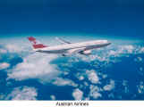 Austrian Airlines in flight