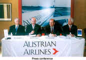 Press conference (Austrian Airlines)