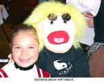 Vychodna Slovac Dancer with mascot (Kinderfest - German Canadian Club Hansa)