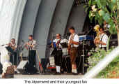 The Alpenwind and their youngest fan  (German Canadian Showcase 2001)