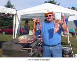 Lots of chops and sausages (Treue Husaren Mississauga picnic)