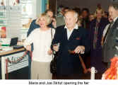 Maria and Joe Stritzl open the fair  (Danube Swabian Club)