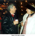 Mayor Zehr talks to Sybille  (Christkindl Market Kitchener)