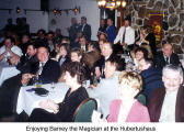 Enjoying Barney the Magician at the Hubertushaus  [Photo: Herwig Wandschneider]