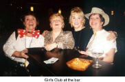 Girls' Club at the bar  (Blau-Gold, Treue Husaren Toronto)