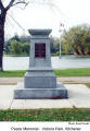 Peace Memorial - Victoria Park, Kitchener [Photo: Ernst Friedel]