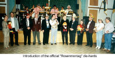 Introduction of the official "Rosenmontag" die-hards  (Danube Swabian Club)