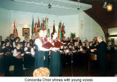 Concordia Choir shines with young voices  (25 Years Hansa Choir)