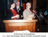 Parting words: encouragement! - Sarah Allmendinger, Werner Schlueter & Elisabeth Rowsell  (Concordia Club Kitchener)