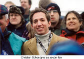 Christian Schoeppke as soccer fan