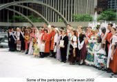 Some of the participants of Caravan 2002