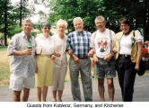 Guests from Koblenz, Germany, and Kitchener