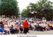 An afternoon delighted audience