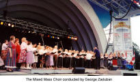 The Mixed Mass Choir conducted by George Zaduban