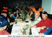 Albert, the moose, or fun in different "Kappen" (hats)