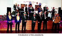 Introduction of the presidents