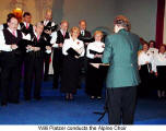 Willi Platzer conducts the Alpine Choir