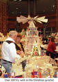 Over 300 hrs. of work on the Christmas pyramid  (Kitchener Christkindl Market)