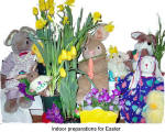 Indoor preparations for Easter