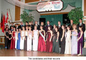 The candidates and their escorts  (Danube Swabian Club)