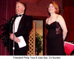 President Philip Trow & Joan Sax, Co-founder