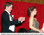 Matthew Zadow as Count Danillo and Corinne Lynch as Merry Widow  (Opera York)