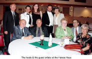 The hosts & the guest artists at the Hansa Haus  (German Canadian Club Hansa)