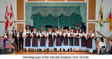 Heimatgruppe of the Danube Swabian Club Toronto