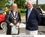 Mayor Susan Fennell and Bill Davis