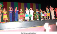 Performers take a bow