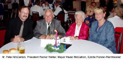 ltr: Peter McCallion, President Reiner Walter, Hazel McCallion and Sybille Forster-Rentmeister